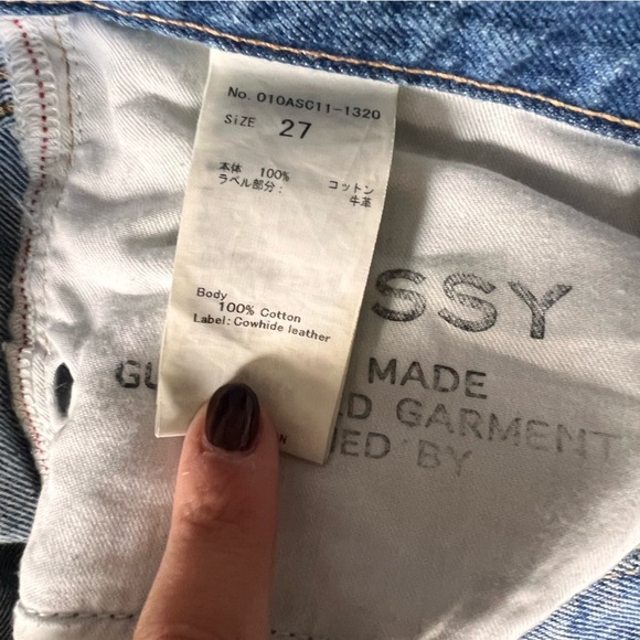 Moussy Distressed Skinny Jeans Light Wash Japanese Denim 27 - Picture 4 of 7